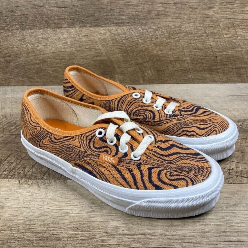 VANS OG Authentic LX Jacquard Marble Desert Sun Sneakers Mens 5 Womens 6.5 NEW